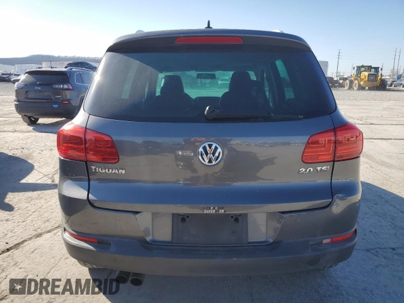 2012 Volkswagen Tiguan SE with VIN WVGAV7AX8CW080123, listed as a Copart auction lot 88922235 with 159,093 mi miles and Salvage Title. Bid and sale history available at DreamBid. Image 6.