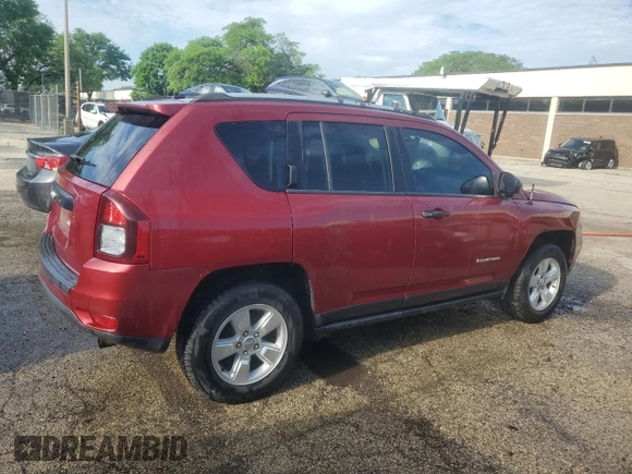 2016 Jeep Compass Sport z VIN 1C4NJCBA2GD575407, wystawiony jako Copart lot #62019065 z przebiegiem 116 721 mil mil oraz Czysty tytuł • Clean title. Historia ofert i sprzedaży dostępna na DreamBid. Obrazek 3.