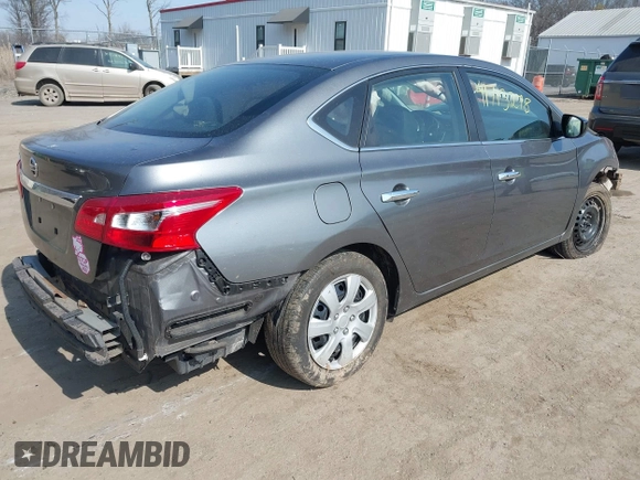 2019 Nissan Sentra S with VIN 3N1AB7AP5KY258674, listed as a IAAI auction lot 41713278 with 87,850 mi miles and . Bid and sale history available at DreamBid. Image 4.