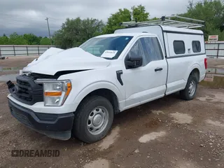 2021 Ford F-150 XL with VIN 1FTMF1CB4MKD85219, listed as a IAAI auction lot 42034028 with 115,415 mi miles and . Bid and sale history available at DreamBid. Image 17.