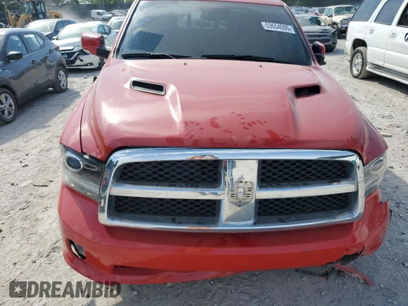 2018 Ram 1500 Night with VIN 1C6RR7MT7JS203829, listed as a Copart auction lot 53654095 with 0 mi miles and Salvage Title. Bid and sale history available at carsss.com. Image 11.