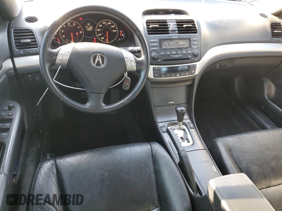 2004 Acura TSX with VIN JH4CL96844C044978, listed as a Copart auction lot 52014485 with 186,661 mi miles and Salvage Title. Bid and sale history available at carsss.com. Image 8.
