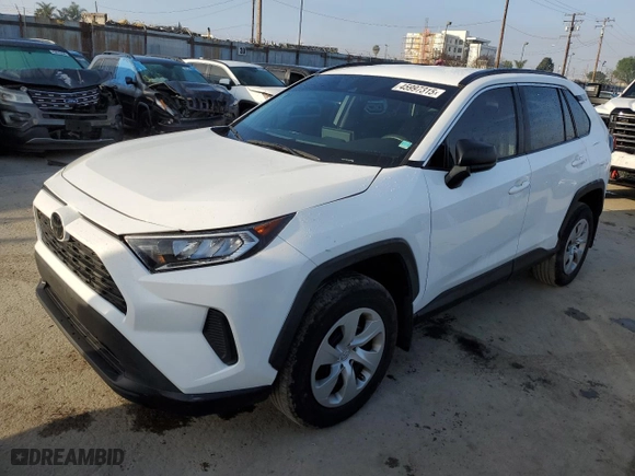 2021 Toyota RAV4 LE with VIN 2T3H1RFV3MW166926, listed as a Copart auction lot 45997315 with 54,244 mi miles and Salvage Title. Bid and sale history available at carsss.com. Image 1.