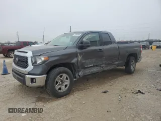 2018 Toyota Tundra 2WD SR with VIN 5TFRM5F18JX129072, listed as a Copart auction lot 44589265 with 391,090 mi miles and Salvage Title. Bid and sale history available at carsss.com. Image 1.