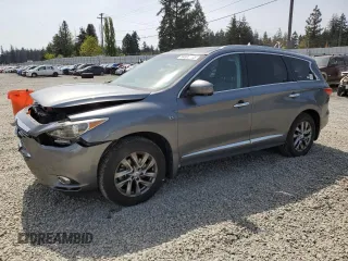 2015 Infiniti QX60 with VIN 5N1AL0MMXFC547546, listed as a Copart auction lot 54595005 with 114,560 mi miles and Salvage Title. Bid and sale history available at DreamBid. Image 1.