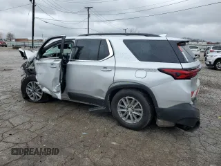 2022 Chevrolet Traverse LT Cloth with VIN 1GNEVMKW9NJ168793, listed as a Copart auction lot 74868013 with 0 mi miles and Clean Title. Bid and sale history available at carsss.com. Image 2.