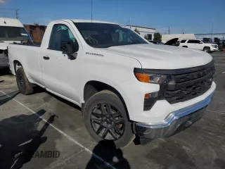 2023 Chevrolet Silverado 1500 Work Truck with VIN 3GCNAAEDXPG198788, listed as a Copart auction lot 54072885 with 23,608 mi miles and Salvage Title. Bid and sale history available at DreamBid. Image 4.