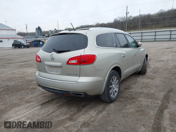 2014 Buick Enclave Leather with VIN 5GAKRBKD3EJ262561, listed as a IAAI auction lot 41972245 with 225,583 mi miles and . Bid and sale history available at DreamBid. Image 4.