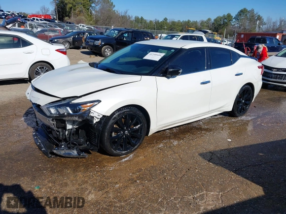 2017 Nissan Maxima SV with VIN 1N4AA6AP8HC418905, listed as a IAAI auction lot 41248444 with 95,287 mi miles and . Bid and sale history available at DreamBid. Image 18.