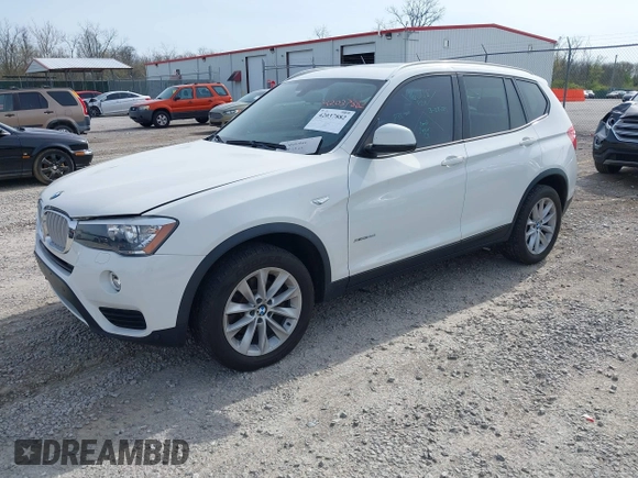 2016 BMW X3 xDrive28i with VIN 5UXWX9C58G0D95249, listed as a IAAI auction lot 42037882 with 85,255 mi miles and . Bid and sale history available at DreamBid. Image 17.