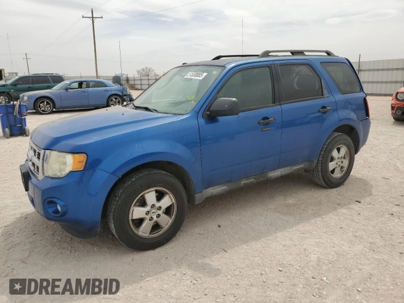2011 Ford Escape XLT with VIN 1FMCU0D79BKC23102, listed as a Copart auction lot 51530885 with 86,176 mi miles and Salvage Title. Bid and sale history available at carsss.com. Image 1.