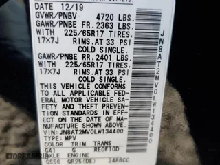 2020 Nissan Rogue SV with VIN JN8AT2MV0LW134400, listed as a Copart auction lot 52000415 with 76,332 mi miles and Salvage Title. Bid and sale history available at carsss.com. Image 13.