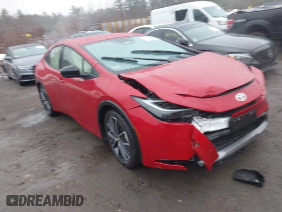 2024 Toyota Prius LE with VIN JTDADABU3R3018082, listed as a IAAI auction lot 41477659 with 2,170 mi miles. Bid and sale history available at carsss.com. Image 1.