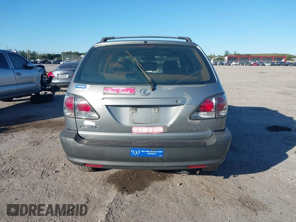 2001 Lexus RX 300 with VIN JTJGF10U110115162, listed as a IAAI auction lot 40998420 with 227,602 mi miles. Bid and sale history available at carsss.com. Image 16.