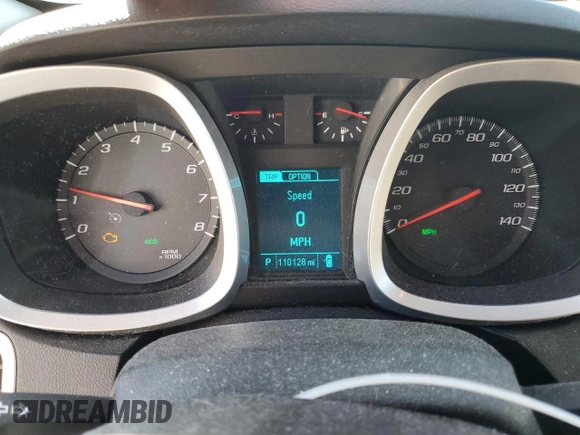 2013 Chevrolet Equinox LT with VIN 2GNALDEK3D6195061, listed as a Copart auction lot 54718985 with 110,128 mi miles and Clean Title. Bid and sale history available at DreamBid. Image 9.