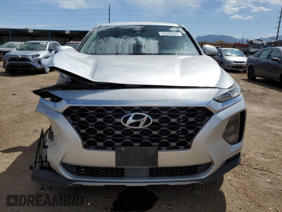 2019 Hyundai Santa Fe SE with VIN 5NMS2CADXKH135625, listed as a Copart auction lot 53326935 with 48,670 mi miles and Salvage Title. Bid and sale history available at carsss.com. Image 5.
