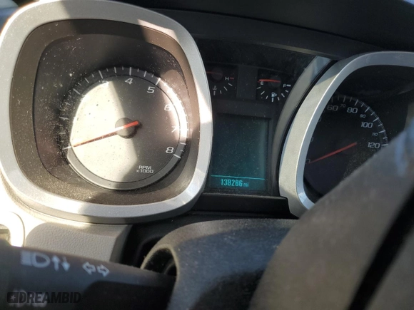 2012 Chevrolet Equinox LT w/2LT with VIN 2GNALPEK3C6180527, listed as a Copart auction lot 47348385 with 138,286 mi miles and Salvage Title. Bid and sale history available at carsss.com. Image 9.