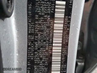 2022 Toyota Camry Hybrid SE with VIN 4T1S31AKXNU574347, listed as a Copart auction lot 51083825 with 212,527 mi miles and Salvage Title. Bid and sale history available at carsss.com. Image 12.