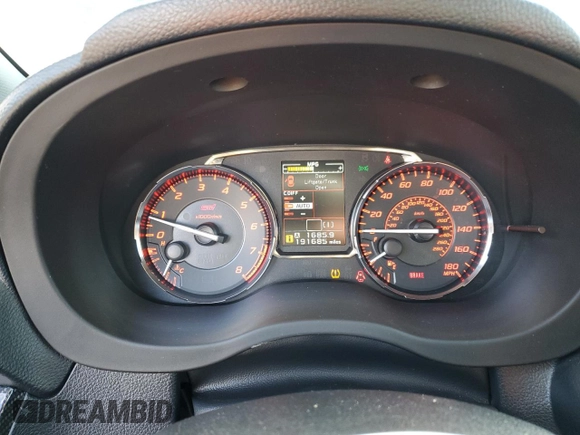 2016 Subaru WRX STI with VIN JF1VA2V60G9800367, listed as a Copart auction lot 43775985 with 194,685 mi miles and Salvage title. Bid and sale history available at DreamBid. Image 9.