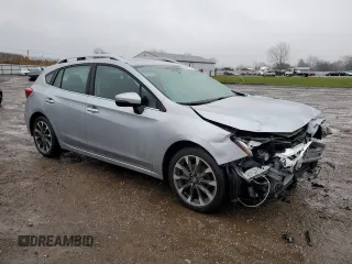 2020 Subaru Impreza Limited with VIN 4S3GTAU62L3706786, listed as a Copart auction lot 80692924 with 16,996 mi miles and Salvage title. Bid and sale history available at DreamBid. Image 4.