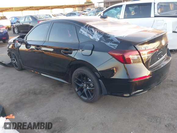 2025 Honda Civic Sport z VIN 2HGFE2F50SH515347, wystawiony jako IAAI lot #40983076 z przebiegiem Nie podano mil oraz . Historia ofert i sprzedaży dostępna na DreamBid. Obrazek 3.