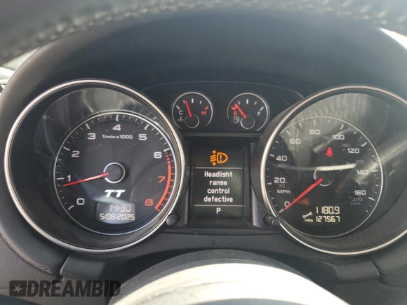 2015 Audi TT 2.0T with VIN TRUBFAFK1F1000443, listed as a Copart auction lot 56330095 with 127,567 mi miles and Clean title. Bid and sale history available at DreamBid. Image 9.