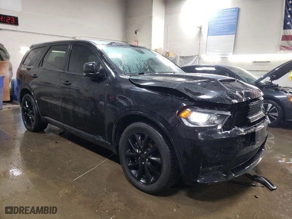 2018 Dodge Durango R/T with VIN 1C4SDJCT8JC228739, listed as a Copart auction lot 87649625 with 111,805 mi miles and Salvage Title. Bid and sale history available at carsss.com. Image 4.