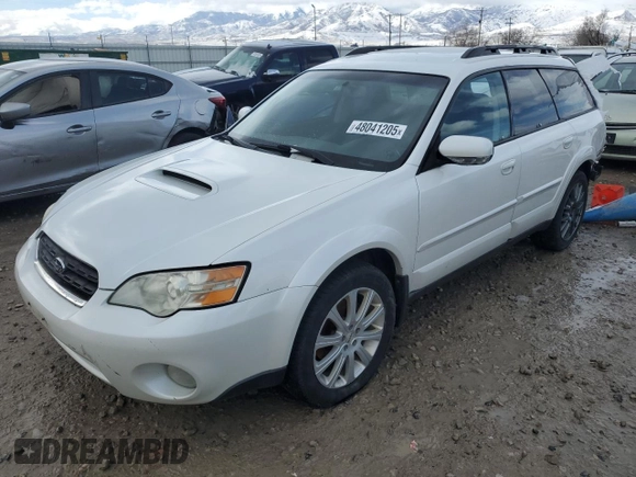 2006 Subaru Legacy Outback XT with VIN 4S4BP68C064320826, listed as a Copart auction lot 48041205 with 155,314 mi miles and Salvage title. Bid and sale history available at DreamBid. Image 1.