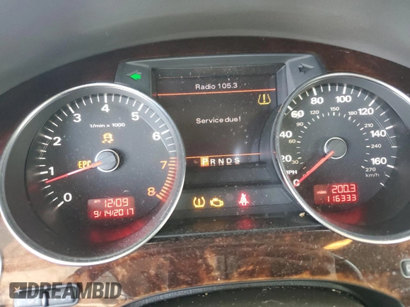 2008 Audi A8 L 4.2L with VIN WAUMV94E98N004265, listed as a Copart auction lot 55255005 with 116,333 mi miles and Clean Title. Bid and sale history available at carsss.com. Image 9.
