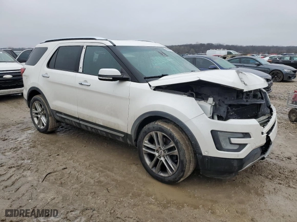 2016 Ford Explorer Limited with VIN 1FM5K8FH1GGC00359, listed as a Copart auction lot 43695975 with 133,623 mi miles and Salvage Title. Bid and sale history available at carsss.com. Image 4.