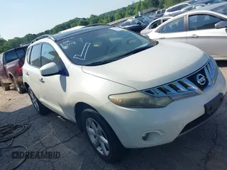 2009 Nissan Murano S with VIN JN8AZ18W59W160754, listed as a IAAI auction lot 42147172 with 210,369 mi miles. Bid and sale history available at carsss.com. Image 1.