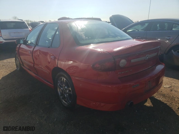 2003 Chevrolet Cavalier LS Sport with VIN 1G1JH52F637357506, listed as a Copart auction lot 72802234 with 0 mi miles and Salvage Title. Bid and sale history available at carsss.com. Image 2.