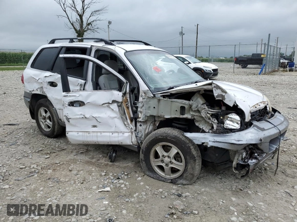 2006 Hyundai Santa Fe GLS with VIN KM8SC13D56U107014, listed as a Copart auction lot 65614624 with 0 mi miles and Salvage Title. Bid and sale history available at carsss.com. Image 4.