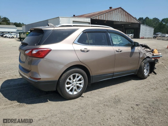 2018 Chevrolet Equinox LT with VIN 2GNAXJEVXJ6253885, listed as a Copart auction lot 52037845 with 0 mi miles and Salvage Title. Bid and sale history available at carsss.com. Image 3.
