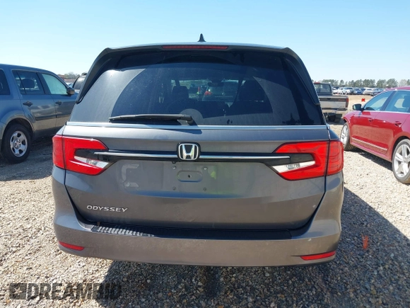 2023 Honda Odyssey EX-L with VIN 5FNRL6H67PB042624, listed as a IAAI auction lot 41763044 with 76,700 mi miles. Bid and sale history available at carsss.com. Image 17.