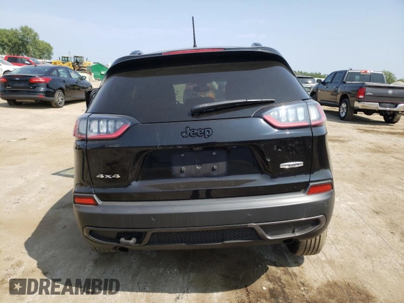 2020 Jeep Cherokee Latitude with VIN 1C4PJMCX4LD578174, listed as a Copart auction lot 68706444 with 75,059 mi miles and Salvage Title. Bid and sale history available at carsss.com. Image 6.