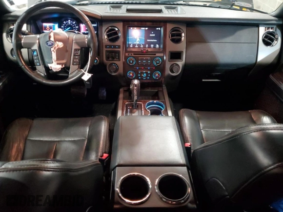 2017 Ford Expedition EL Platinum with VIN 1FMJK1MT5HEA20893, listed as a Copart auction lot 80645714 with 158,608 mi miles and Salvage Title. Bid and sale history available at carsss.com. Image 8.