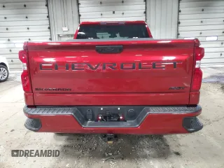 2024 Chevrolet Silverado 1500 with VIN 1GCRDEED2RZ401790, listed as a Copart auction lot 50150575 with 7,244 mi miles and Salvage Title. Bid and sale history available at DreamBid. Image 6.