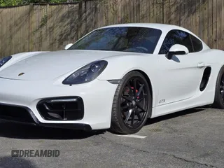 2016 Porsche Cayman S with VIN WP0AB2A88GK185895, listed as a Copart auction lot 54412305 with 27,100 mi miles and Salvage Title. Bid and sale history available at DreamBid. Image 2.