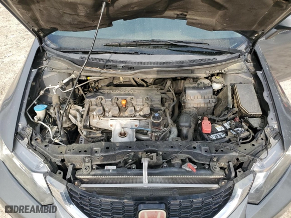 2013 Honda Civic Sdn LX with VIN 2HGFB2F56DH599198, listed as a Copart auction lot 51255195 with 122,112 mi miles and Salvage Title. Bid and sale history available at carsss.com. Image 12.