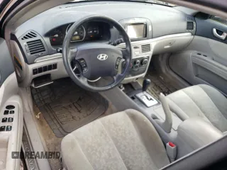 2006 Hyundai Sonata GLS with VIN 5NPEU46F26H141502, listed as a Copart auction lot 52034635 with 169,786 mi miles and Salvage Title. Bid and sale history available at DreamBid. Image 8.