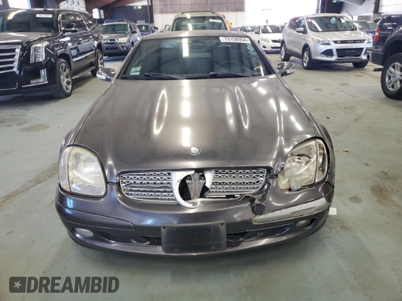 2003 Mercedes-Benz SLK 320 with VIN WDBKK65F83F280656, listed as a Copart auction lot 79158954 with 99,413 mi miles and Salvage title. Bid and sale history available at DreamBid. Image 5.