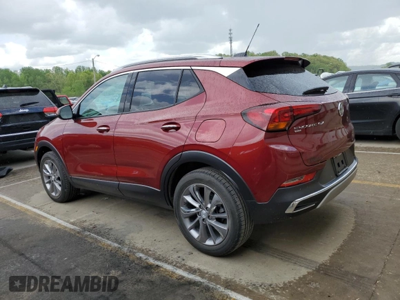 2023 Buick Encore GX Essence with VIN KL4MMGSL9PB135895, listed as a Copart auction lot 53905955 with 10,801 mi miles and Salvage title. Bid and sale history available at DreamBid. Image 2.