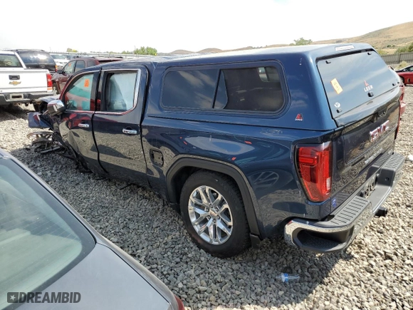 2022 GMC Sierra 1500 Limited SLT with VIN 3GTU9DED2NG204411, listed as a Copart auction lot 65279054 with 0 mi miles and Salvage Title. Bid and sale history available at carsss.com. Image 2.