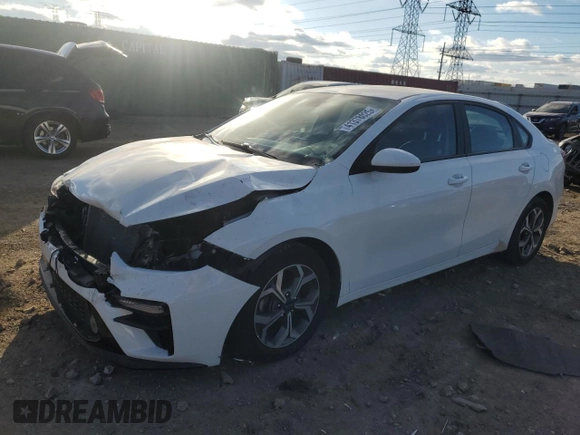 2021 Kia Forte LXS with VIN 3KPF24AD0ME270050, listed as a Copart auction lot 41378025 with 66,302 mi miles and Salvage Title. Bid and sale history available at carsss.com. Image 1.