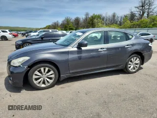 2011 Infiniti M with VIN JN1BY1AR4BM372038, listed as a Copart auction lot 58482015 with 129,466 mi miles and Salvage title. Bid and sale history available at DreamBid. Image 1.