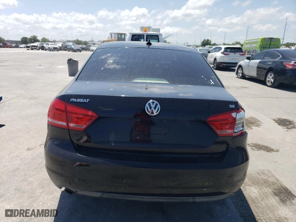 2013 Volkswagen Passat SE w/Sunroof with VIN 1VWBH7A38DC128488, listed as a Copart auction lot 53741205 with 149,118 mi miles and Salvage Title. Bid and sale history available at carsss.com. Image 6.