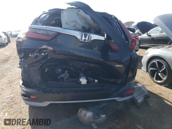 2020 Honda CR-V EX z VIN 5J6RW2H58LL023380, wystawiony jako Copart lot #55643785 z przebiegiem Nie podano mil oraz Szkoda całkowita • Salvage title. Historia ofert i sprzedaży dostępna na DreamBid. Obrazek 6.