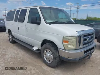 2009 Ford Econoline Passenger XL with VIN 1FBNE31LX9DA43031, listed as a IAAI auction lot 42814899 with 109,318 mi miles and . Bid and sale history available at DreamBid. Image 1.