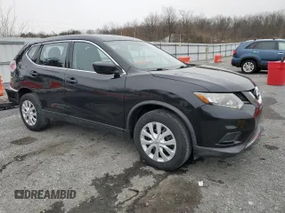 2016 Nissan Rogue SV with VIN KNMAT2MVXGP666538, listed as a Copart auction lot 45104455 with 101,104 mi miles and Salvage Title. Bid and sale history available at DreamBid. Image 4.